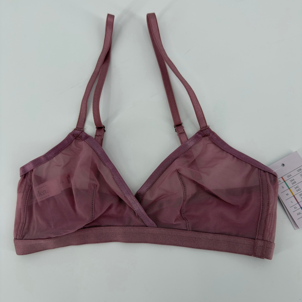 Auden Mauve Sheer Bralette